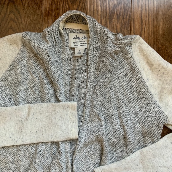 LUCKY BRAND Cardigan Lucky Lotus Knit Shrug. Size S. - Picture 2 of 8